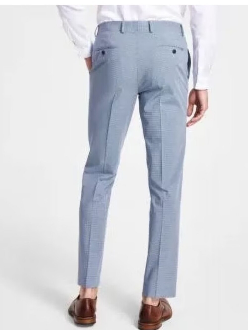 Bar III Light Blue Slim-Fit Dress Pants 30×32